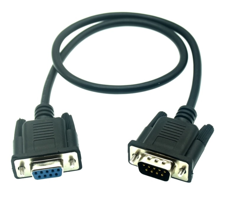 RS232 9 Pin Serial Cable Wire 1.5m DB9 Converter Port Cable Wire Male to Female 